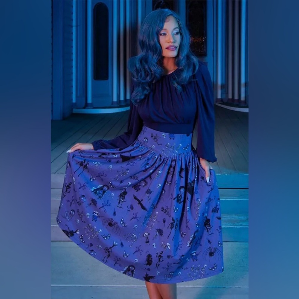 La Femme En Noir x Corpse Bride Skirt NWT